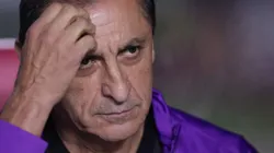 Ramón Díaz durante partida entre SPFC e Corinthians, no Morumbis, pelo Campeonato Paulista.