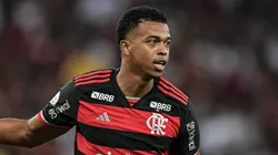 Carlinhos durante partida entre Flamengo e Cuiabá, no Maracanã, pelo Brasileirão 2024.