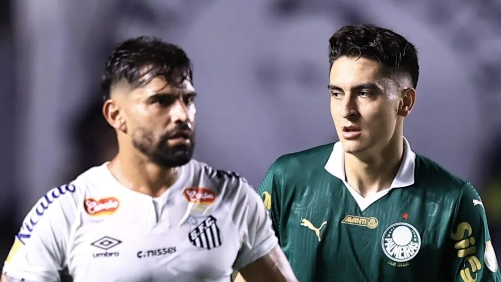 Foto: Marcello Zambrana/AGIF – Atuesta durante partida contra o Santos na Vila Belmiro.