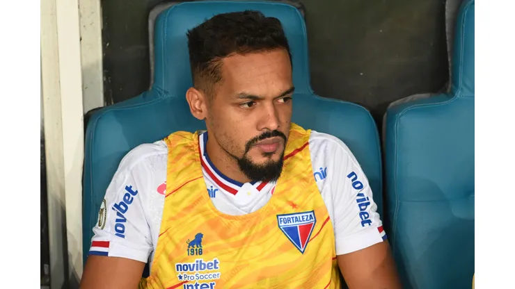 Bruno Pacheco, jogador do Fortaleza durante partida contra o Bahia no estadio Arena Fonte Nova pelo campeonato Brasileiro A 2024. Foto: Walmir Cirne/AGIF
