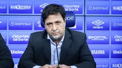 Alberto Guerra durante entrevista coletiva