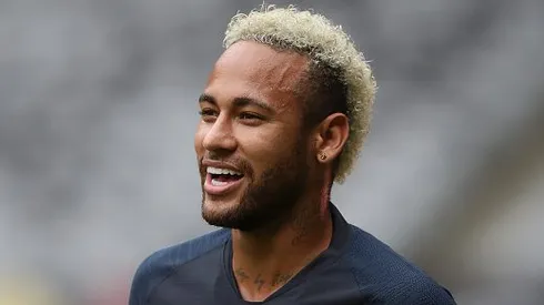 Neymar durante treinamento pelo PSG, em 2019, na China. Foto: Lintao Zhang