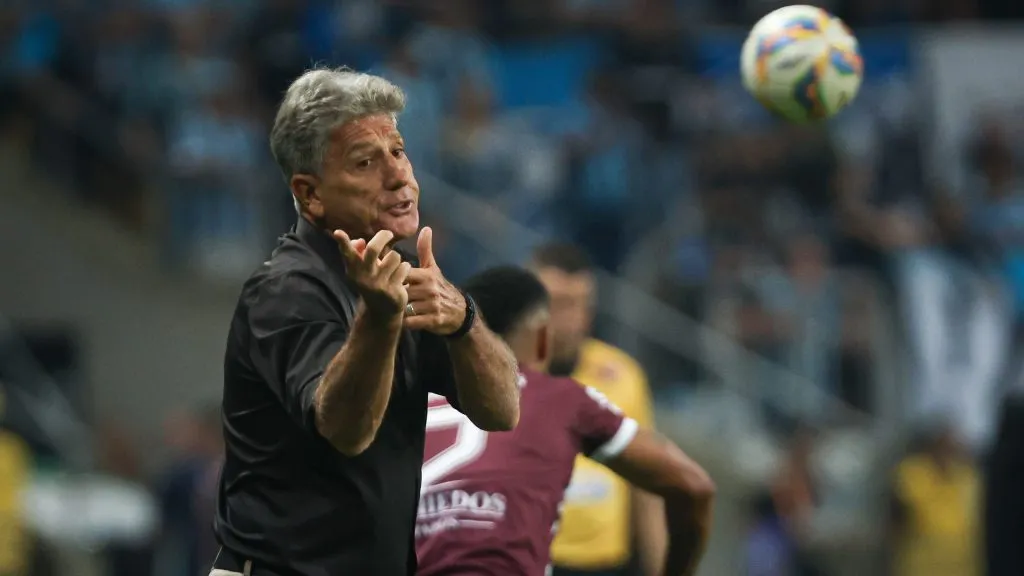 Renato Gaúcho no comando do Grêmio. Foto: Maxi Franzoi/AGIF