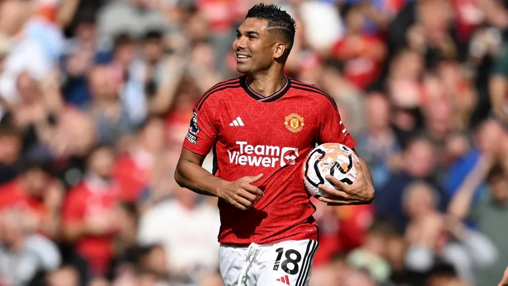 Casemiro é liberado por empréstimo pelo Manchester United. Foto: Michael Regan/Getty Images