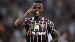 RJ - RIO DE JANEIRO - 29/02/2024 - RECOPA SUL-AMERICANA 2024, FLUMINENSE X LDU - Jhon Arias jogador do Fluminense comemora seu gol durante partida contra o LDU no estadio Maracana pelo campeonato Recopa Sul-Americana 2024. Foto: Alexandre Loureiro/AGIF