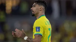 Lucas Paquetá mostra animação com chegada de seu companheiro na Seleção no Flamengo.