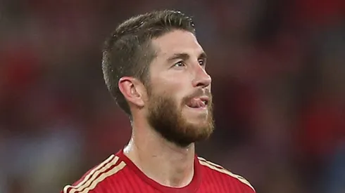 RIO DE JANEIRO - RJ - 18/06/2014 - COPA 2014, ESPANHA X CHILE - ATENCAO EDITORES! FOTOS EMBARGADAS PARA VEêCULOS DE FORA DO BRASIL - Sergio Ramos da Espanha ao final da partida contra o Chile no estadio Maracana pela Copa do Mundo 2014.