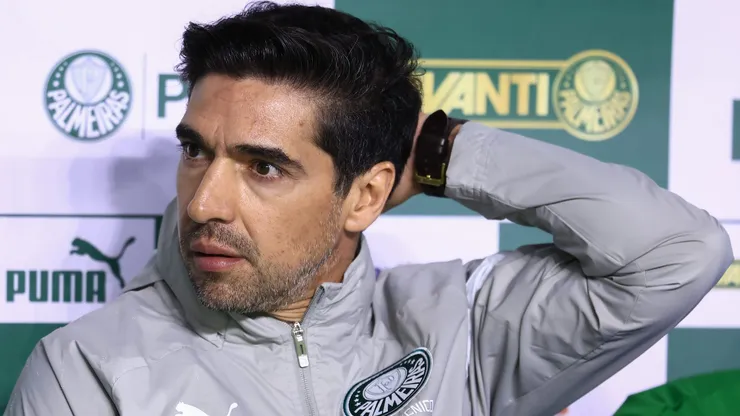 Abel Ferreira durante partida contra o Red Bull Bragantino, no Allianz Parque - Foto:Marcello Zambrana/AGIF