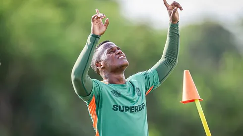 Arias em treino do Fluminense. Foto: Marina Garcia/Fluminense