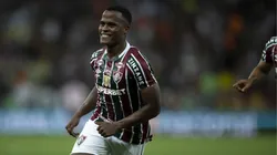 Jhon Arias jogando pelo Fluminense. Foto: Jorge Rodrigues/AGIF