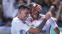 Guilherme em partida entre Santos x Palmeiras pelo Campeonato Paulista 2025 Foto: Reinaldo Campos/AGIF