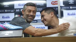 Pedro Martins e Caixinha juntos - Foto: Reinaldo Campos/AGIF.