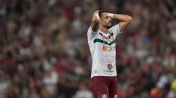 Renato Augusto jogador do Fluminense durante partida contra o Flamengo no estádio Maracanã pelo campeonato Carioca 2024. Foto Thiago RibeiroAGIF