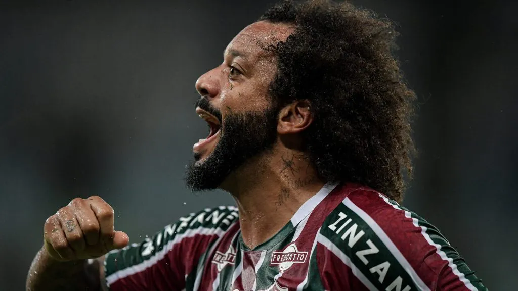 Marcelo esbravejando na partida entre Fluminense X Cruzeiro no Maracanã, pelo Brasileirão 2024. Foto: Thiago Ribeiro/AGIF
