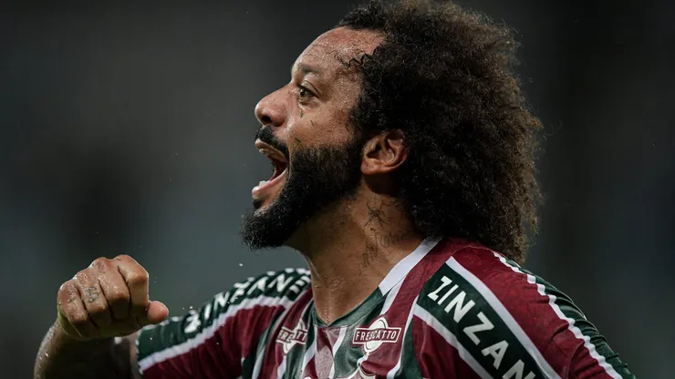 RJ - RIO DE JANEIRO - 03/10/2024 - BRASILEIRO A 2024, FLUMINENSE X CRUZEIRO - Marcelo jogador do Fluminense durante partida contra o Cruzeiro no estadio Maracana pelo campeonato Brasileiro A 2024. Foto: Thiago Ribeiro/AGIF