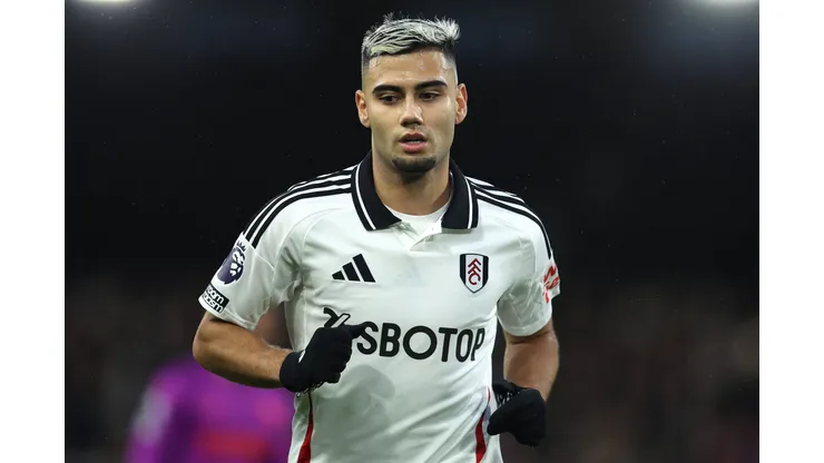 London, England, 23rd November 2024. Andreas Pereira of Fulham during the Premier League match at Craven Cottage, London. Picture credit should read: Paul Terry / Sportimage EDITORIAL USE ONLY. No use with unauthorised audio, video, data, fixture lists, club/league logos or live services. Online in-match use limited to 120 images, no video emulation. No use in betting, games or single club/league/player publications. SPI-3468-0135