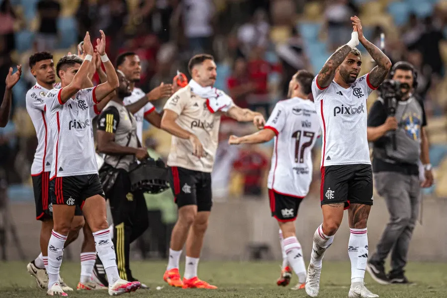 Flamengo atuando no Maracanã em 2024. Foto: Paula Reis/Flamengo