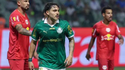 Palmeiras durante partida contra o Bragantino no estadio Arena Allianz Parque pelo campeonato Paulista 2025. Foto: Marcello Zambrana/AGIF