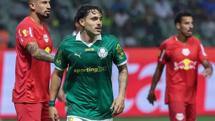 Palmeiras durante partida contra o Bragantino no estadio Arena Allianz Parque pelo campeonato Paulista 2025. Foto: Marcello Zambrana/AGIF