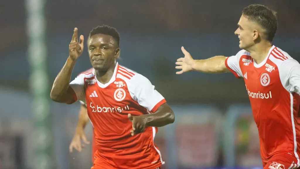 Carbonero comemora seu gol pelo Internacional. Foto: Ricardo Duarte/Internacional
