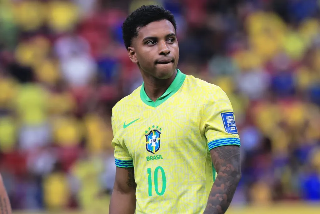 Rodrygo, titular da Seleção Brasileira