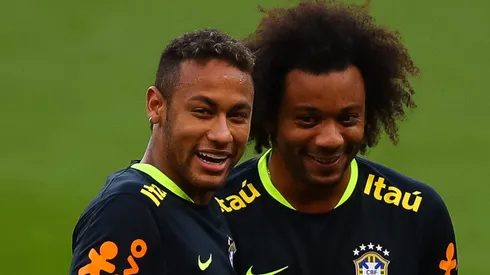 Neymar e Marcelo (Photo by Buda Mendes/Getty Images)