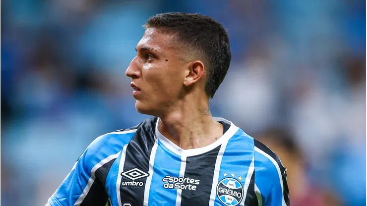 Miguel Monsalve, meia do Grêmio, pelo Campeonato Gaúcho