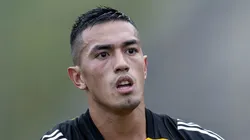 Cuello treinando na Cidade do Galo, em Vespasiano.