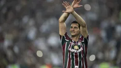 Ganso jogador do Fluminense comemora seu classificação após partida contra o Grêmio no estádio Maracanã pelo campeonato Copa Libertadores 2024. Foto: Jorge Rodrigues/AGIF