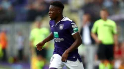 Francis Amuzu pelo Anderlecht. Foto: Dean Mouhtaropoulos/Getty Images.