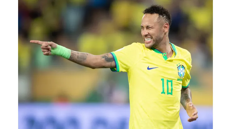 Neymar jogador do Brasil durante partida contra o Venezuela no estadio Arena Pantanal pelo campeonato Eliminatorias Copa Do Mundo 2026. Foto: Gil Gomes/AGIF