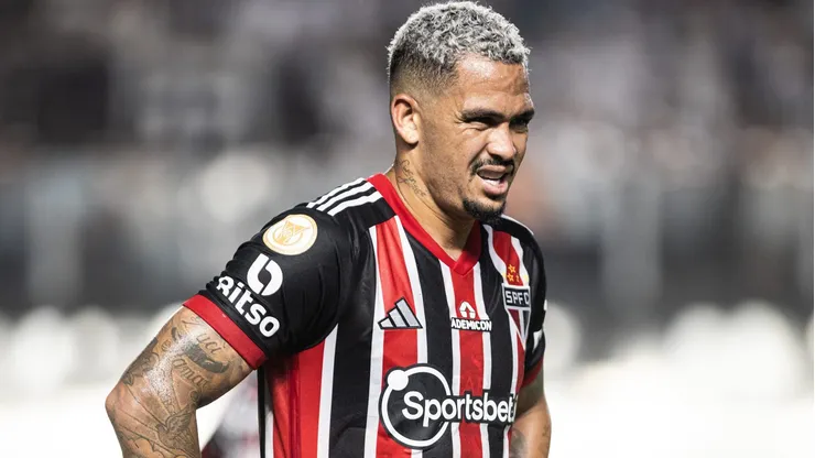 Luciano durante o último Sansão na Vila Belmiro Foto: Abner Dourado/AGIF