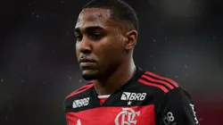 Lorran jogador do Flamengo durante partida contra o Bragantino no estádio Maracanã pelo campeonato Brasileiro A 2024. Foto: Thiago Ribeiro/AGIF