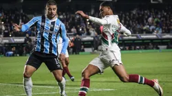 Esquerdinha jogador do Fluminense durante partida contra o Grêmio no estádio Couto Pereira pelo campeonato Copa Libertadores 2024. Foto: Leonardo Hübbe/AGIF