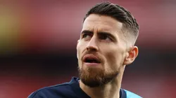 Jorginho em partida pelo Arsenal/ (Photo by Alex Pantling/Getty Images)
