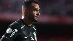 Renato Augusto durante partida entre São Paulo e Corinthians, no Morumbis, pelo Brasileirão 2022.