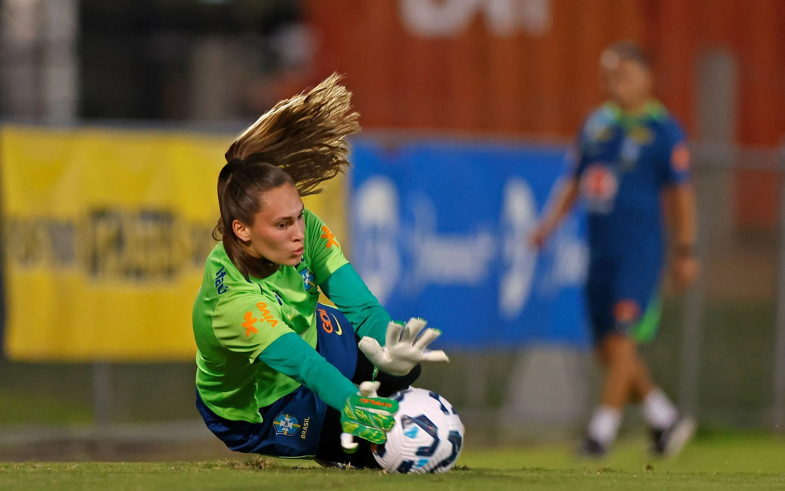 Claudia, goleira novo reforço do Fluminense que já brilhou nos amistosos Seleção Brasileira. Foto: Rafael Ribeiro/CBF