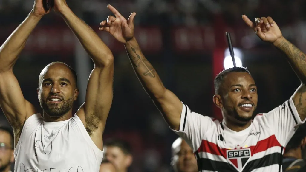 Lucas e Wellington, do São Paulo