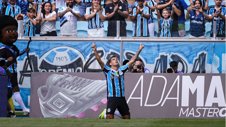Franco Cristaldo marcou seus dois primeiros gols em 2025 Foto: Maxi Franzoi/AGIF