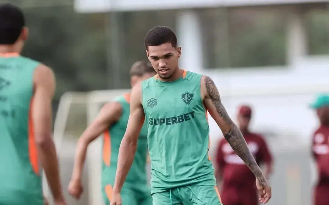 Riquelme, camisa 20 do Fluminense e destaque da temporada. Foto: @lucasmerconphotos/FFC