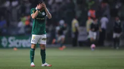 Mauricio, do Palmeiras, durante partida contra o Bragantino no Allianz Parque pelo Campeonato Paulista 2025. Foto: Ettore Chiereguini / AGIF