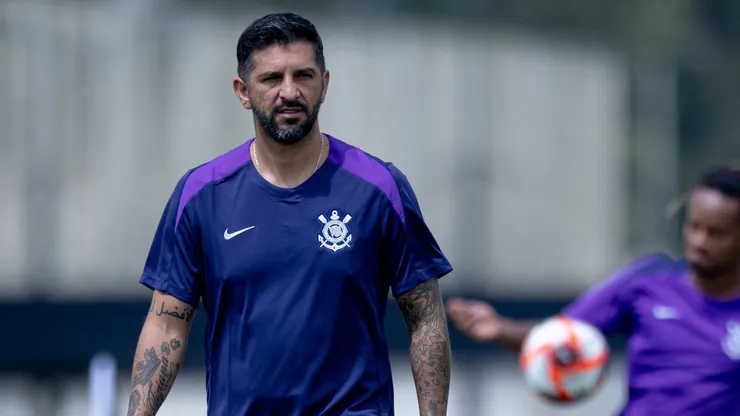 Emiliano Díaz durante treino do Corinthians - Foto Rodrigo CocaAgência Corinthians