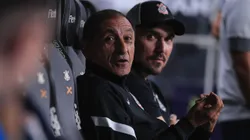 Ramon Diaz, técnico do Corinthians, durante partida contra o Palmeiras na Arena Corinthians pelo Campeonato Brasileiro A 2024. Foto: Ettore Chiereguini / AGIF