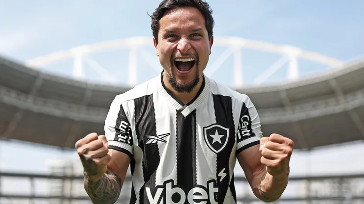 O atacante Arthur deve estrear como titular no Botafogo. Foto: Vitor Silva/Botafogo.