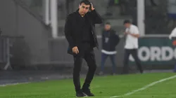 Gustavo Quinteros quando comandava o Velez, em 2024. Foto: Hernan Cortez / Getty Images