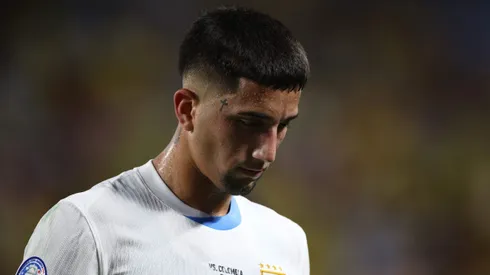 Cristian Oliveira pela seleção do Uruguai. Foto: Jared C. Tilton / Getty Images