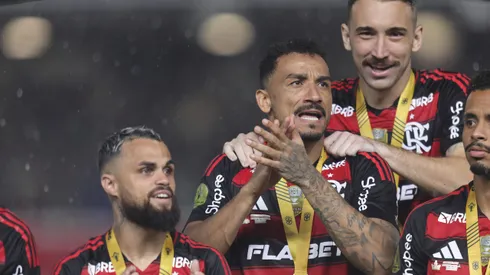 Danilo jogador do Flamengo durante partida contra o Botafogo. Foto: Fernando Torres/AGIF