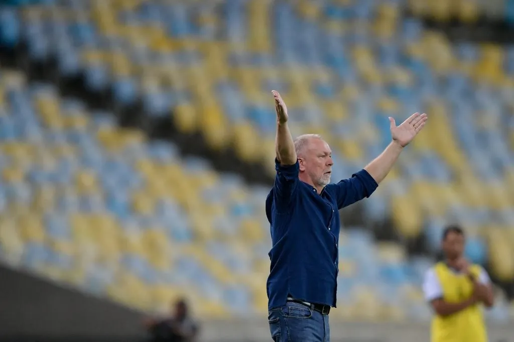 Mano Menezes no comando do Fluminense. Foto: Thiago Ribeiro/AGIF