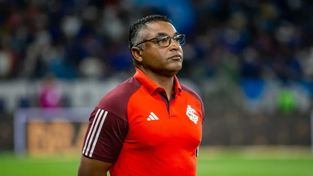 Técnico Roger Machado no Inter. Foto: Fernando Moreno/AGIF