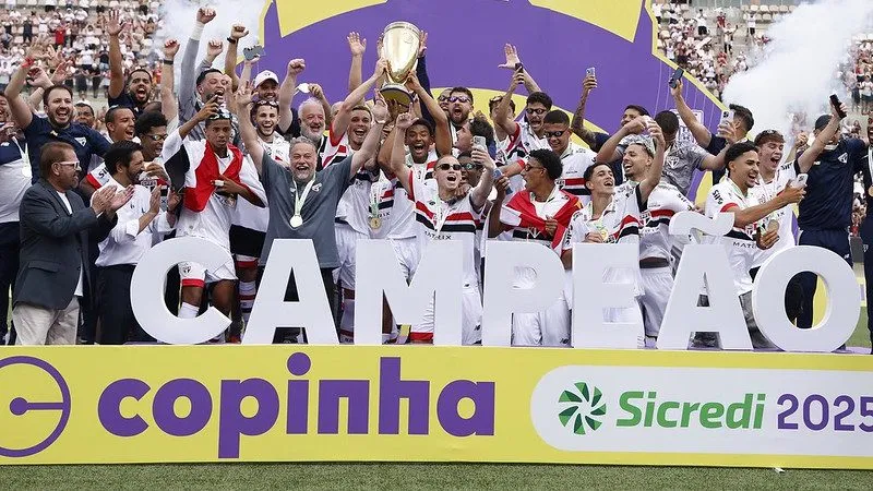 São Paulo campeão da Copinha. Foto: Guilherme Veiga/Saopaulofc